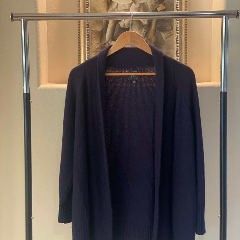 GAP Navy Blue Knit Cardigan